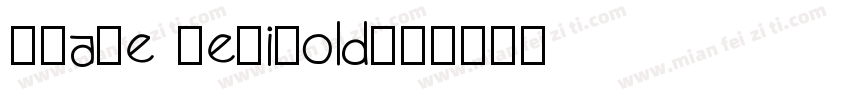 Shape SemiBold字体转换